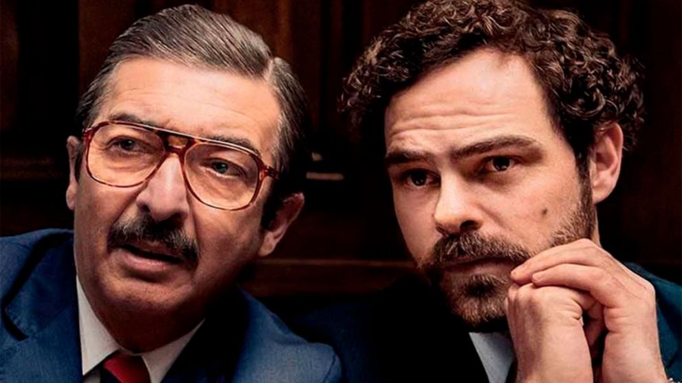 Ricardo Darín y Peter Lanzani, los protagonistas de "Argentina, 1985", la película argentina que competirá por los Oscar.