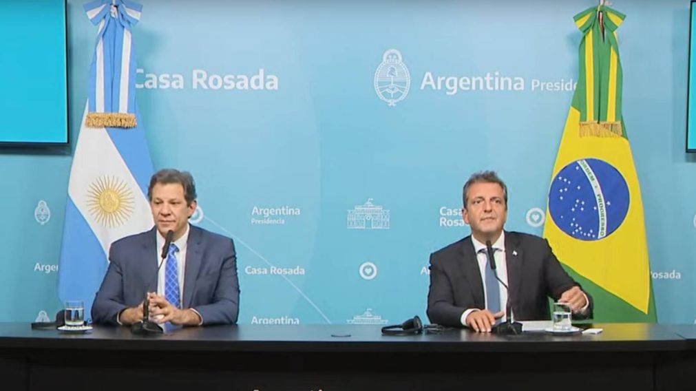 Sergio Massa en la apertura del encuentro empresarial: "Argentina y Brasil tendrán una moneda común".