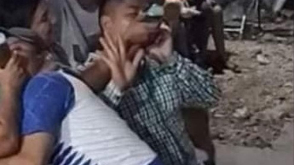 La foto de un demonio en un baby shower que genera terror en las redes (Facebook).