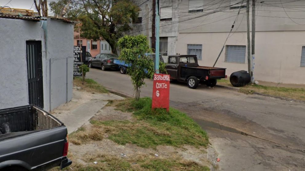 En esta zona fue abandonado el cuerpo sin vida de Omar Damián Ludueña (Google Street View).