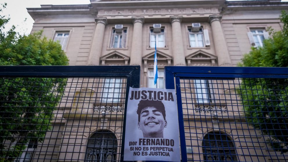 Este martes se realiza la jornada número 12 del juicio por el crimen de Fernando Báez Sosa (Télam).