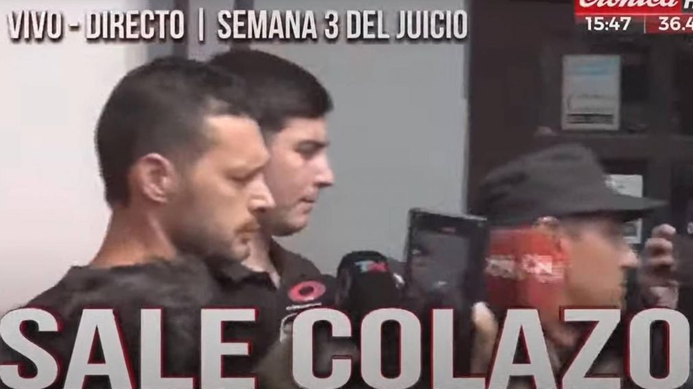 Tomás Colazo: "Le puse la mano en el pecho a Máximo Thomsen y lo tire para atrás con la intención de que no se pelee".
