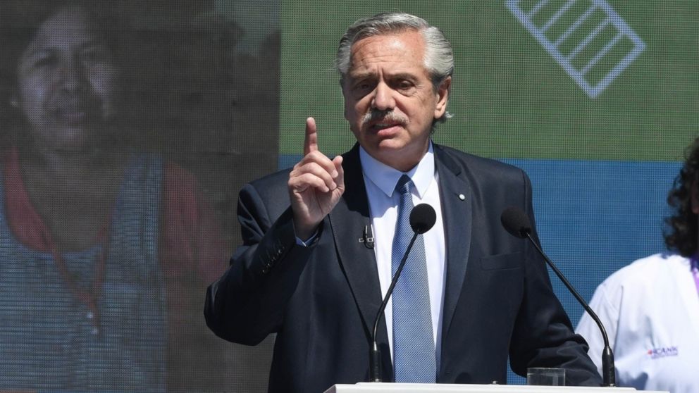 Alberto Fernández encabezará este lunes por la tarde un acto en Casa Rosada (Télam/Archivo).