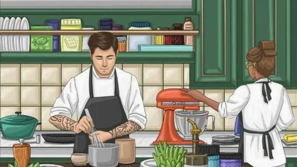 En el siguiente reto viral deberá hallar en 10 segundos a los cinco objetos buscado en la escena.