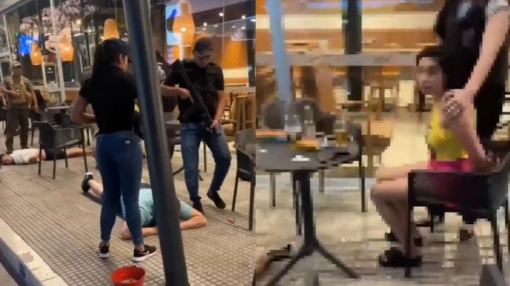 El momento en el que el matrimonio narco fue detenido en Paraguay.