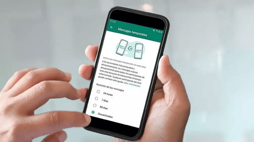 WhatsApp trabaja en una opción para guardar mensajes temporales.