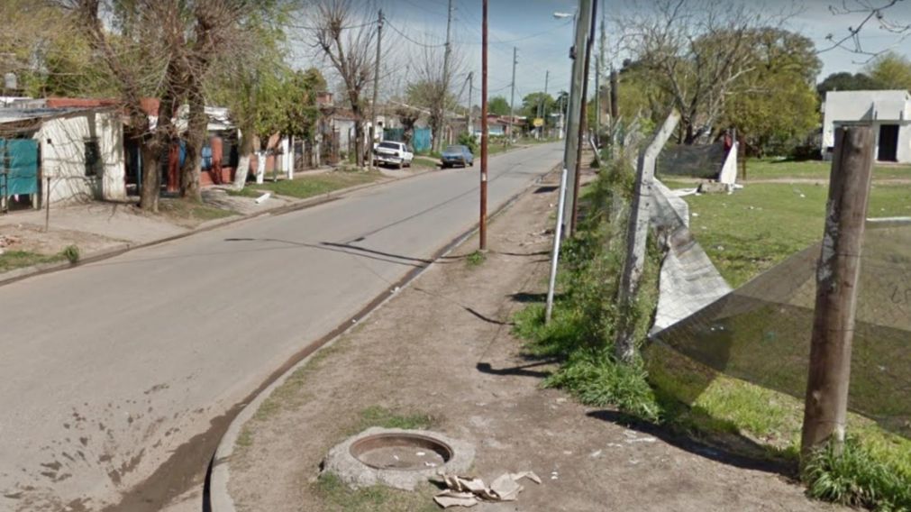 La zona en la que fue hallado el cuerpo sin vida del individuo baleado.