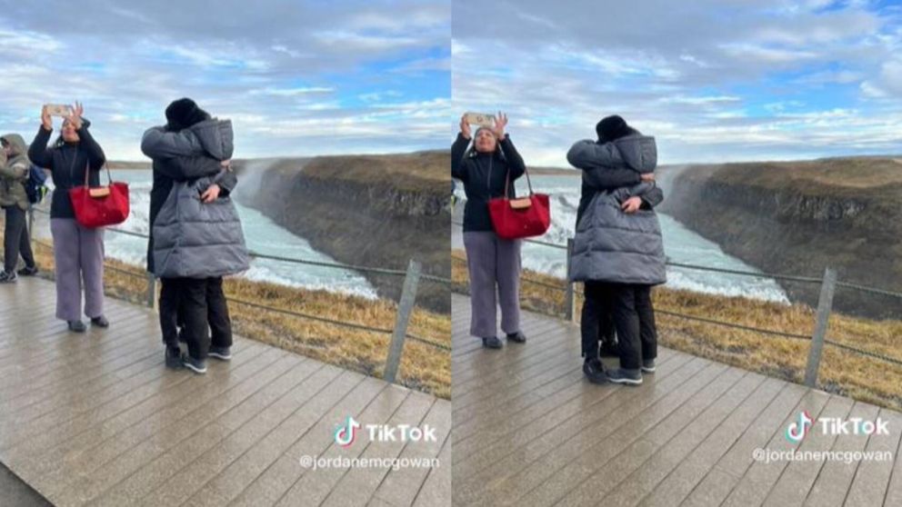 Le propuso matrimonio a su pareja, pero un desopilante error arruinó el momento y se viralizó (Imagen captura vídeo).