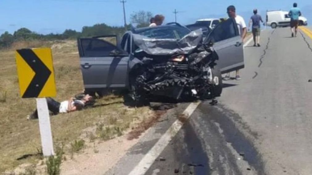 El accidente ocurrió en el kilómetro 101 perteneciente a la ruta 104.