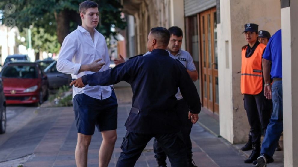 Pablo Ventura estuvo este miércoles cara a cara con quienes lo acusaron por el crimen de Fernando Báez Sosa (Télam).