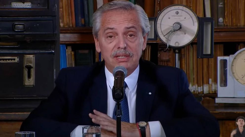 Alberto Fernández inaugura obras para la Red Federal de Genómica en el Instituto ANLIS Malbrán.