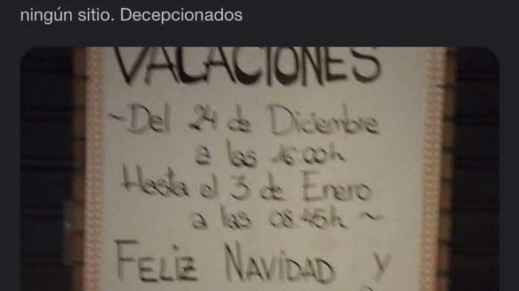 Mujer criticó a un bar que cerró por vacaciones y la respuesta del dueño se viralizó.