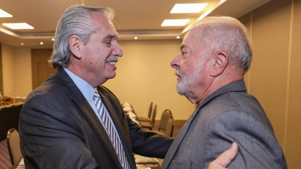 La última vez que se vieron fue en octubre de este año cuando Lula ganó la elección. (Foto: Esteban Collazo / Presidencia)