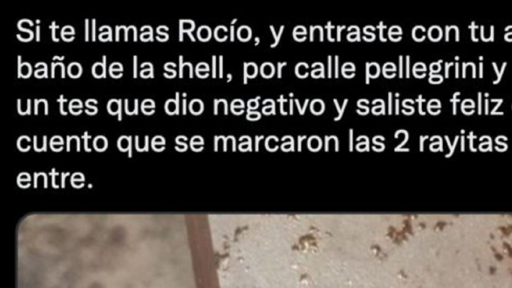 Encontr� un test de embarazo positivo en una estaci�n de servicio, se lo advirti� a su due�a y se volvi� viral: �Si te llamas Roc�o��