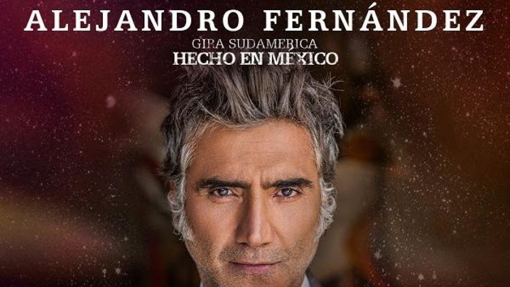 Alejandro Fernández vuelve a la Argentina con su gira "Hecho en México"