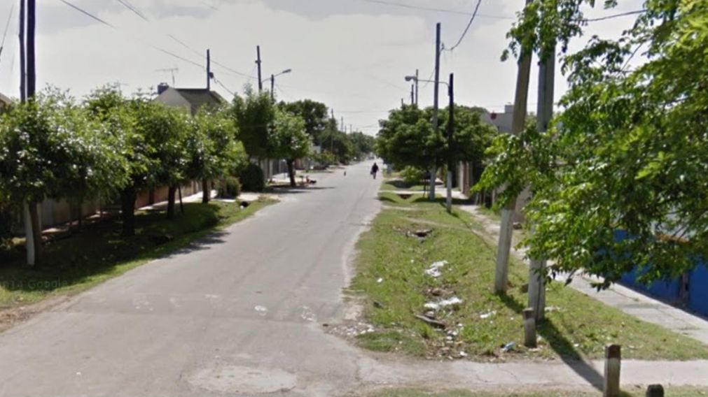 Ac�, en esta zona, se produjo la supuesta tentativa de asalto.