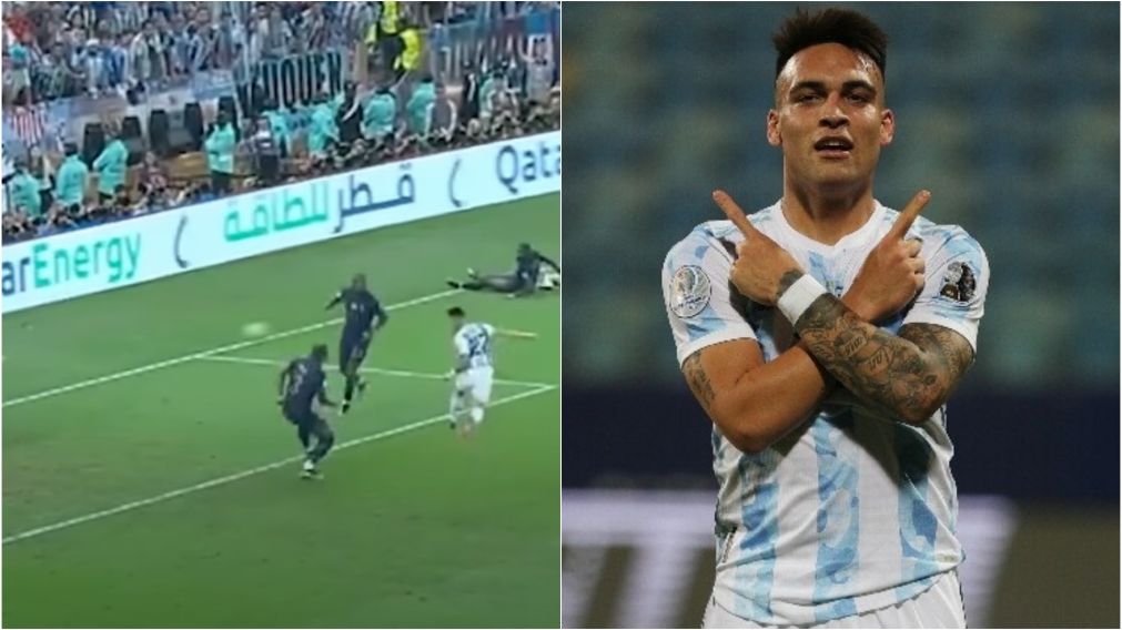 Tapada del "Dibu" y gol de Lautaro: el video del incre�ble final alternativo del Mundial