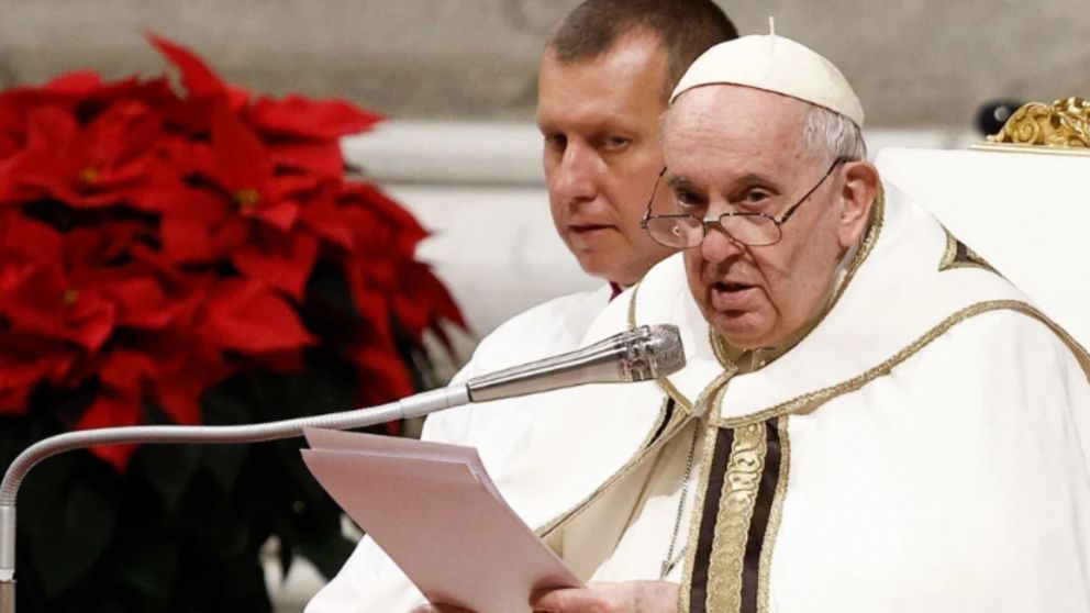 El mensaje del Papa Francisco en la Misa de Gallo (Reuters).