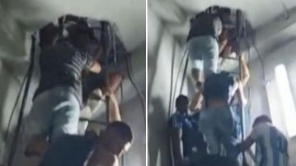 Así ingresaron los hinchas argentinos al Obelisco (Captura de video).