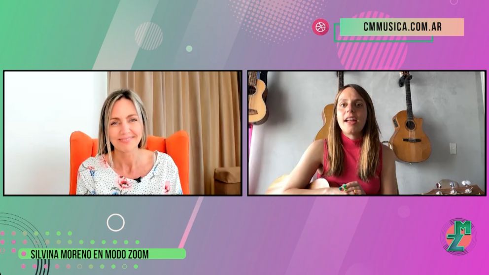 Silvina Moreno hablando con Paola Prenat para Modo Zoom