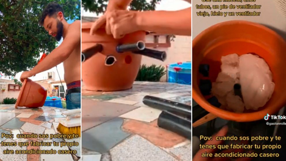 Cómo armar este sencillo aire acondicionado casero que te salva del calor.