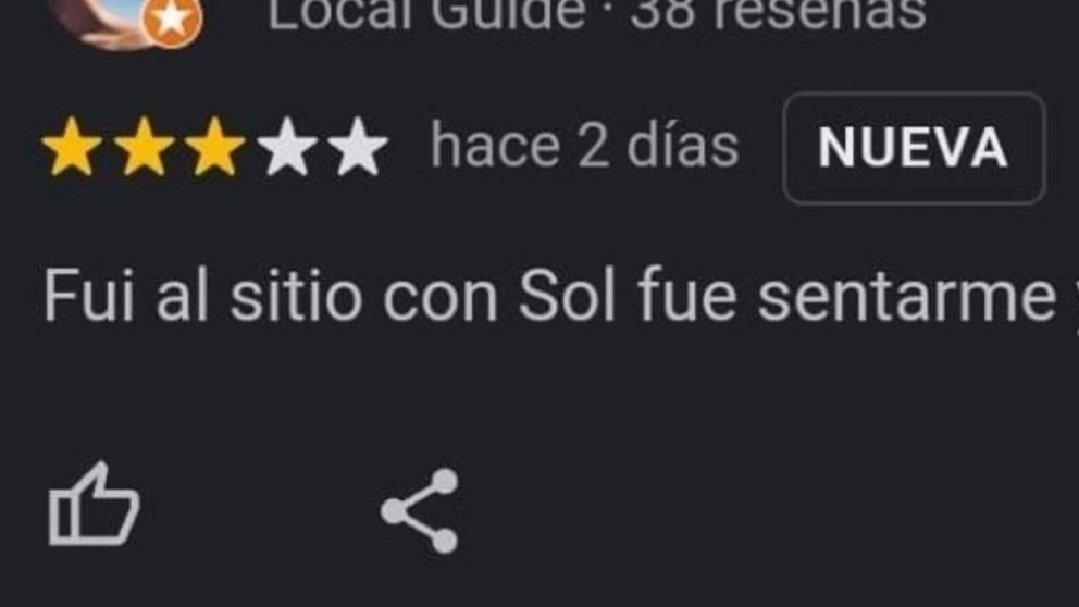 Le dio una mala calificación a un restaurante por un motivo insólito y se volvió viral.