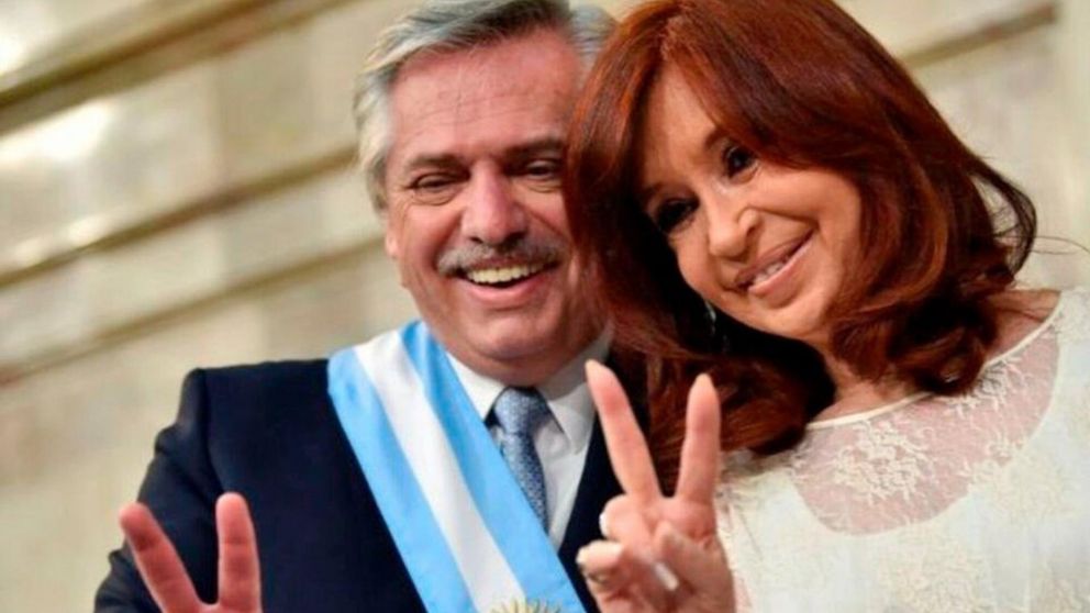 El presidente Alberto Fern�ndez y la vicepresidenta Cristina Kirchner (Archivo).