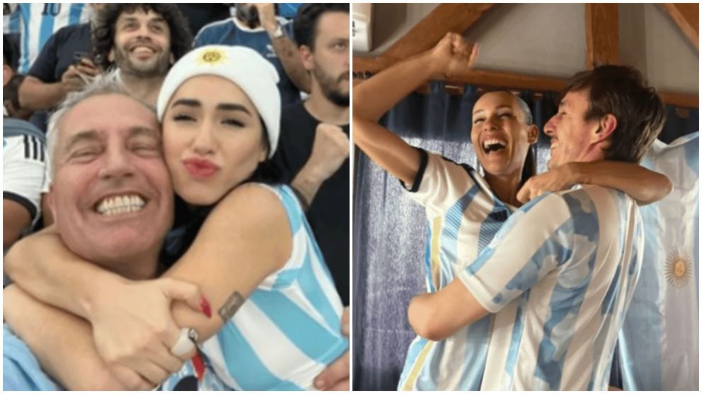 Los famosos argentinos mostraron sus festejos tras el triunfo de Argentina en el Mundial Qatar 2022.