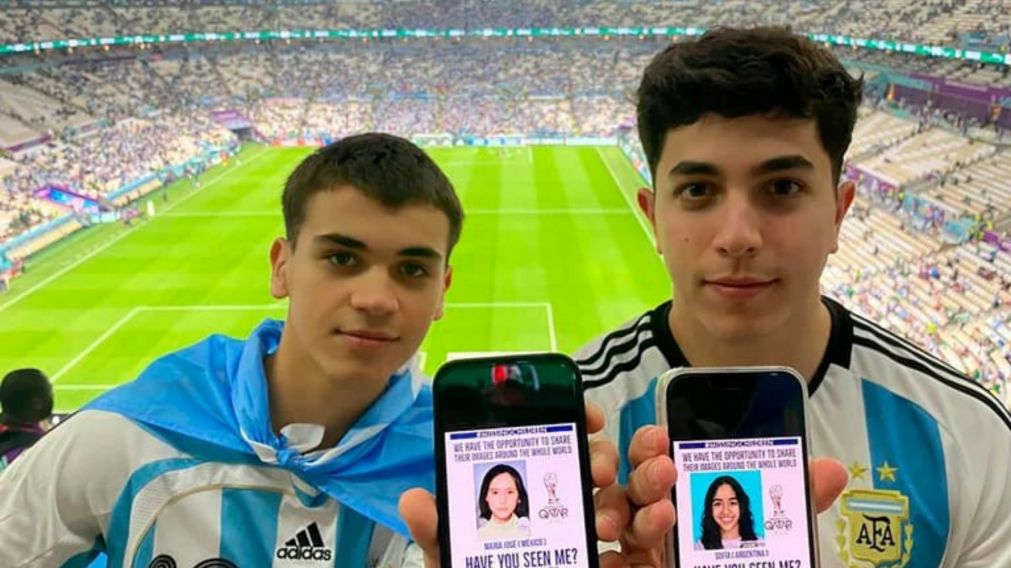 Los argentinos de campaña en el mundial de Qatar.