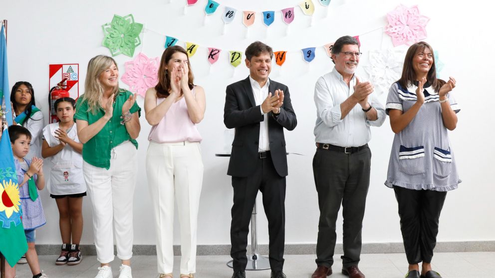 Axel Kicillof se trasladó hacia Moreno para inaugurar las obras públicas.