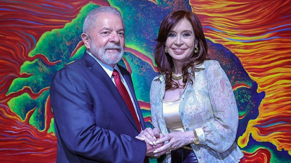 Lula da Silva junto a Cristina Kirchner.