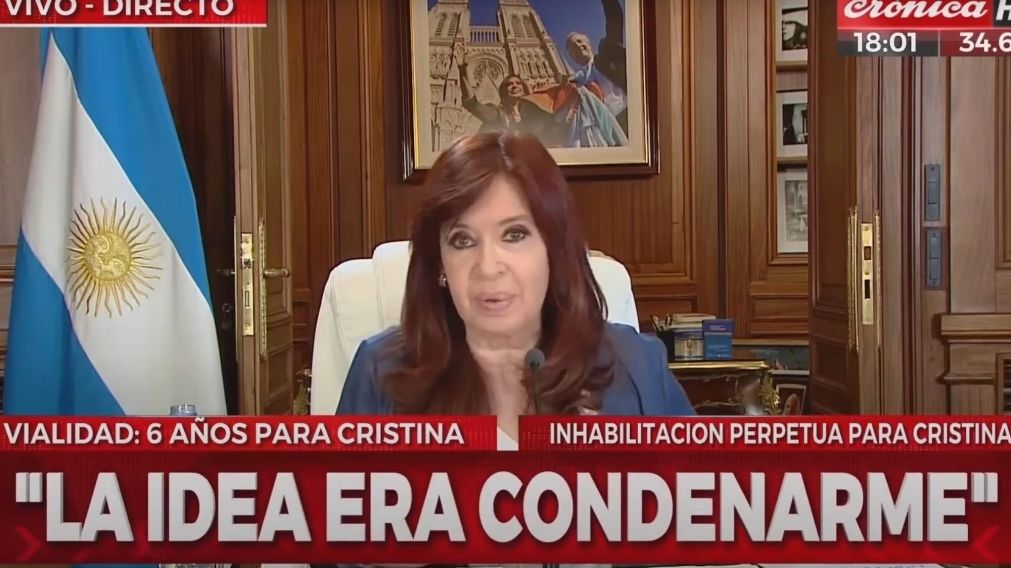 "¿Lawfare? ¿Partido judicial? Mafia y Estado paralelo", la denuncia de Cristina Kirchner (Crónica HD).