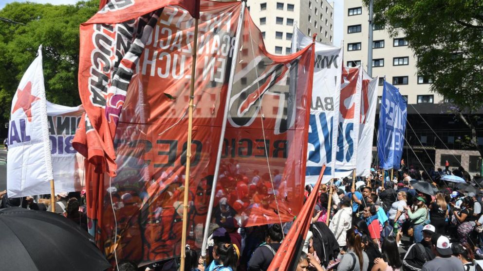Unidad Piquetera permanecerá frente al Ministerio de Desarrollo Social.