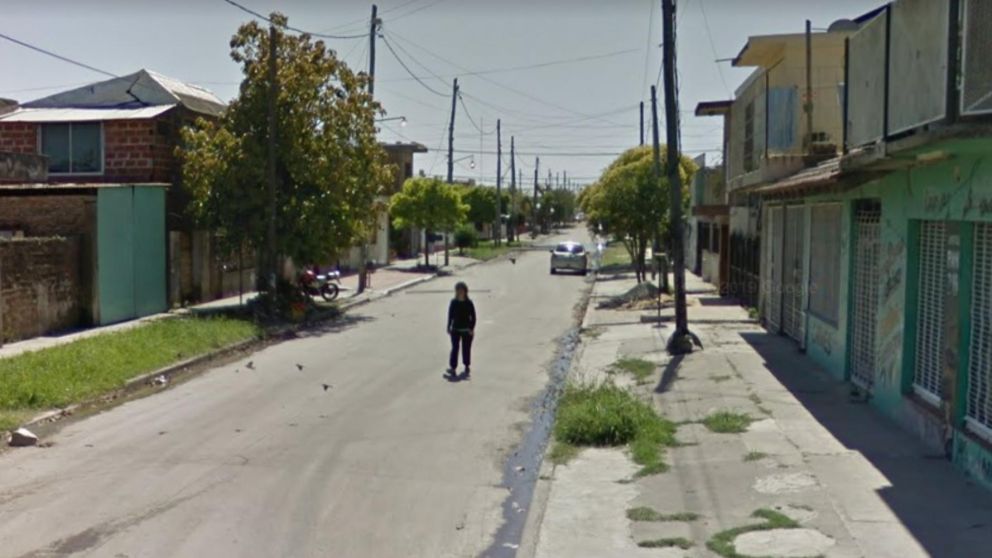 En este barrio, fue hallado el cuerpo sin vida de la muchacha.