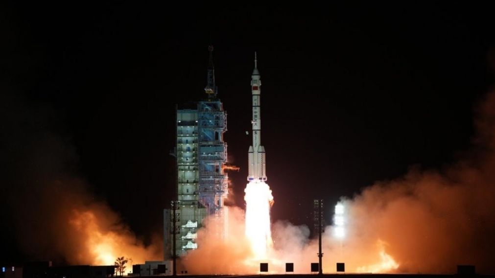 La misión espacial tripulada china Shenzhou-15 partió rumbo al espacio a finales de noviembre (Gentileza Xinhua).