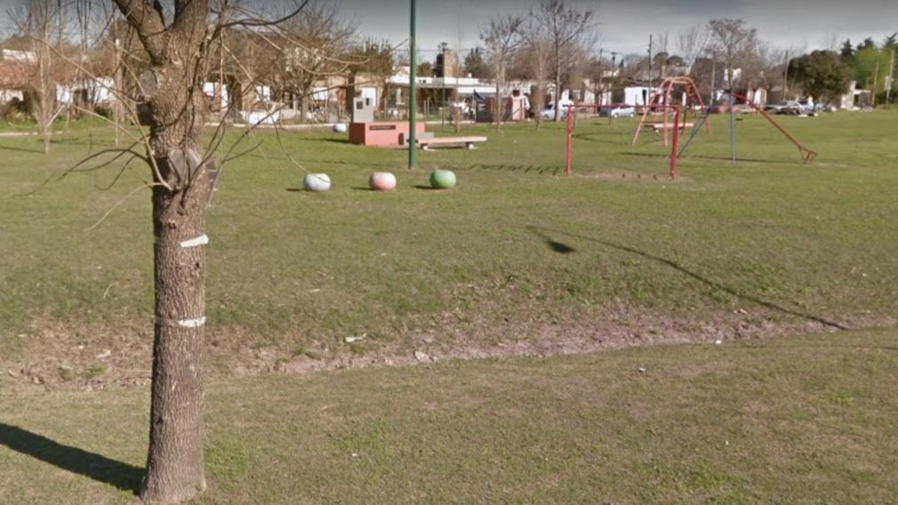 Acá, en este predio, se produjo el homicidio de Manuel Perea.