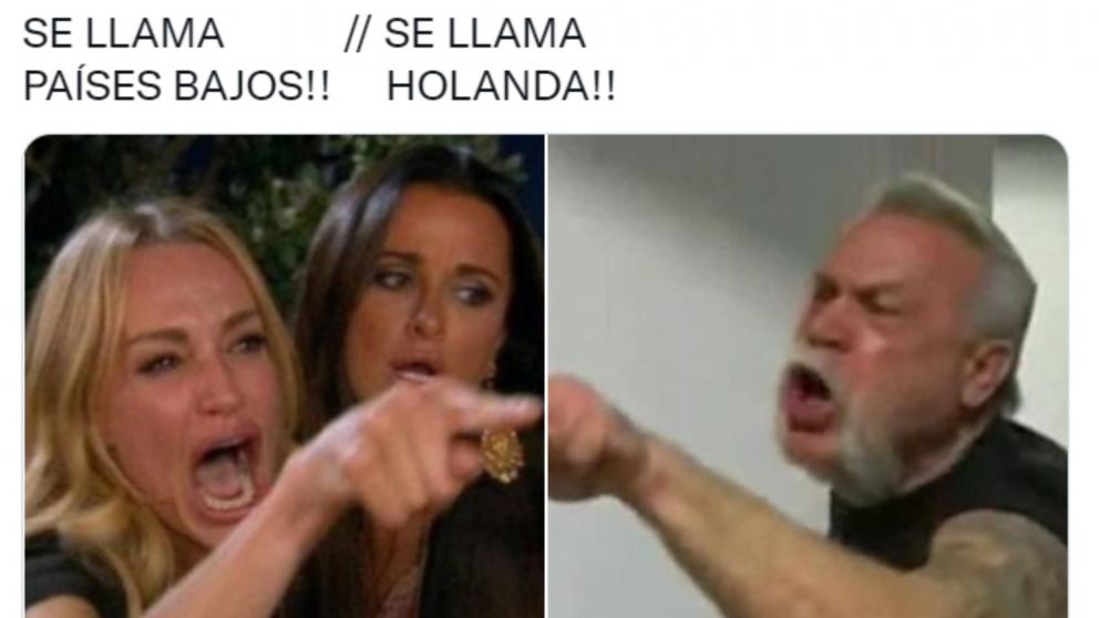 Los memes m�s divertidos por el debate en torno a la denominaci�n de Pa�ses Bajos.