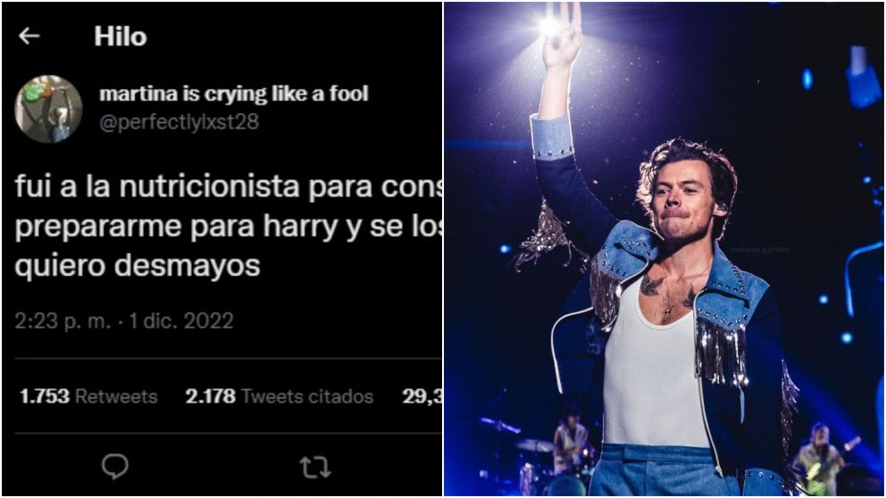 Fue a la nutricionista para recibir consejos “anti desmayo” en la previa del concierto de Harry Styles