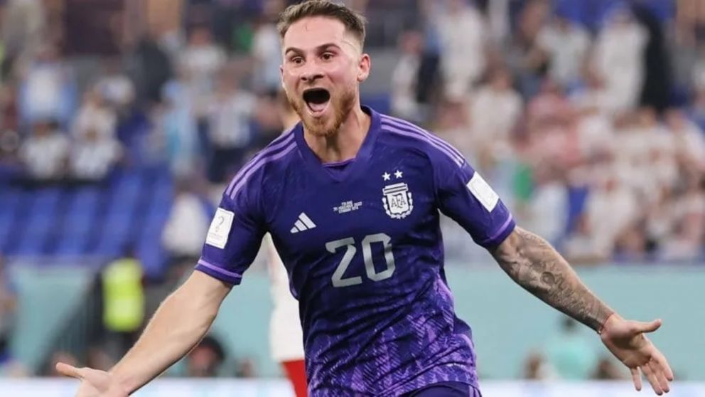 Alexis Mac Allister marcó el primer gol en el 2 a 0 de Argentina a Polonia por el Mundial Qatar 2022.