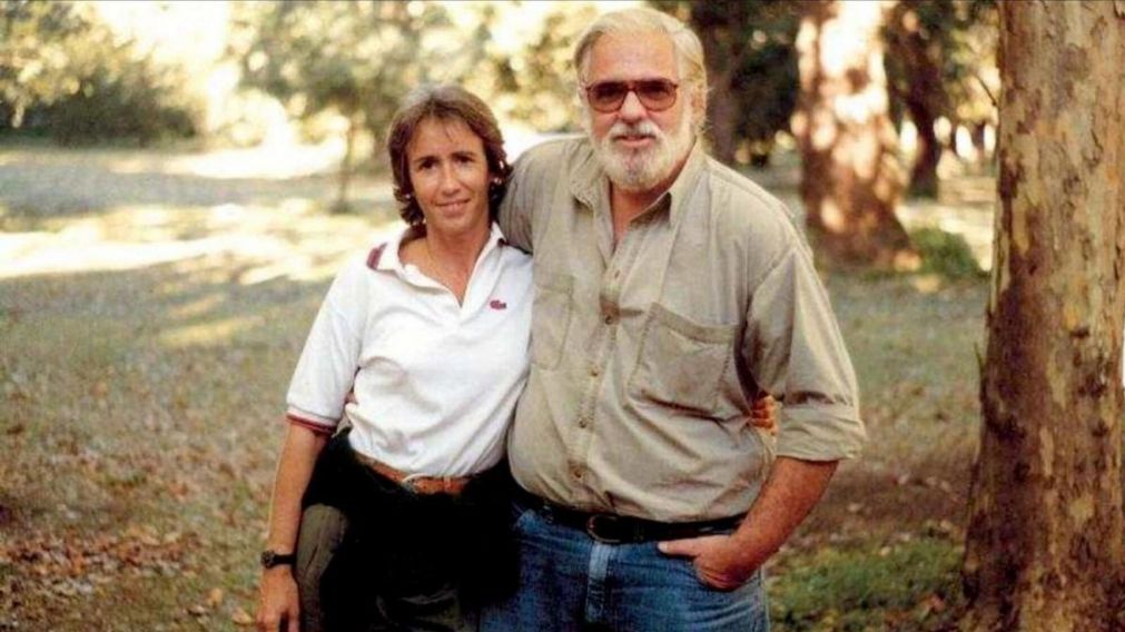 Mar�a Marta Garc�a Belsunce y Carlos Carrascosa (Archivo/T�lam).