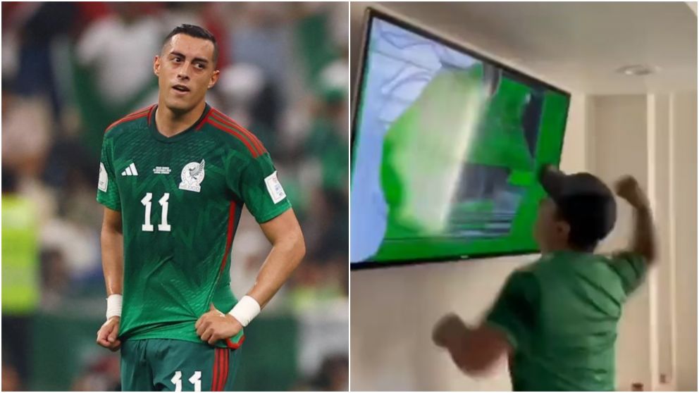 Hincha de M�xico termin� llorando y apu�alando el televisor tras quedar eliminado en el Mundial Qatar 2022