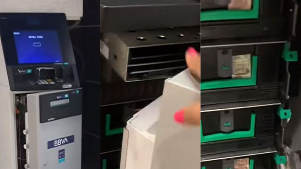 Tik Tok: una mujer encontró una gran suma de dinero en un cajero automático de un centro comercial.