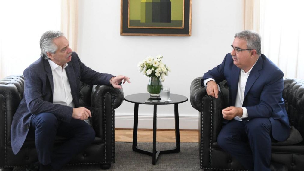 Alberto Fernández se reunió con el gobernador de Catamarca en Olivos.