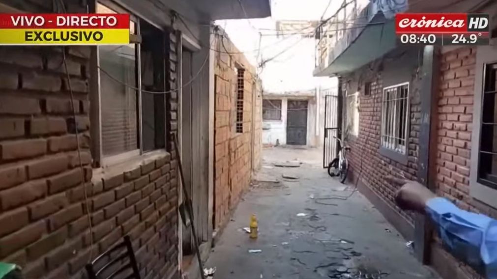 El lugar donde se produjo el hallazgo del cadáver de la nena de cinco años.