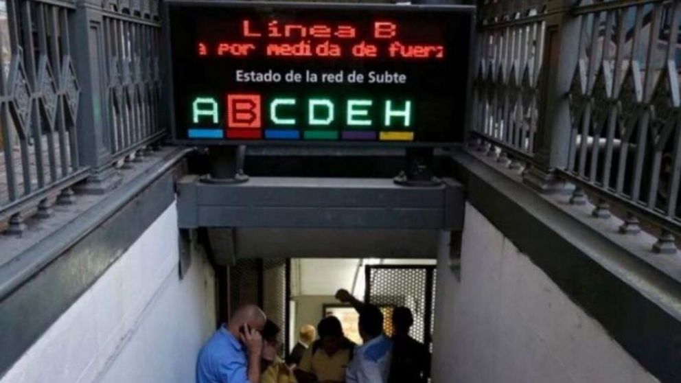El paro en la Línea B del subte fue sorpresivo (Archivo).