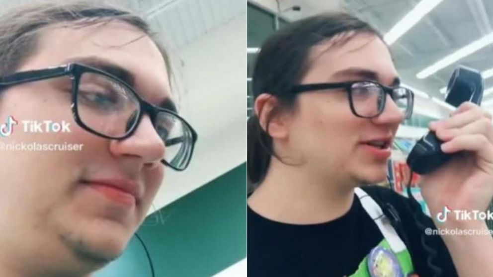 Un joven quiso hacerse el gracioso con los clientes de su trabajo, pero la broma le salió muy mal (Imagen captura vídeo).