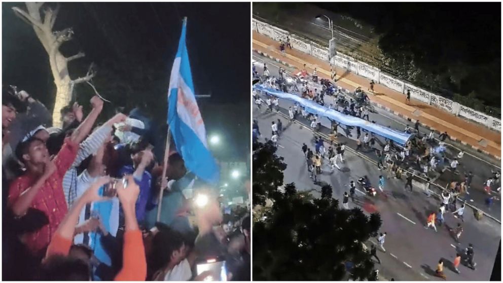 Bangladesh tiene una larga historia de fanatismo por la Argentina (Twitter).