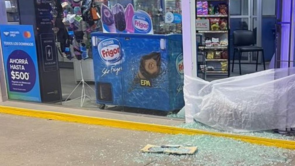 Ac�, en este comercio, sucedi� el fatal intento de asalto. Cr�dito: Facundo Mu�oz.
