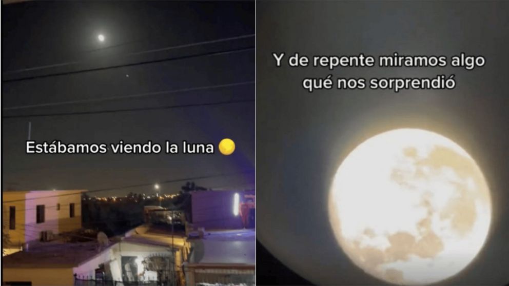 El impactante video de un OVNI que conmocion� las redes: �Est�bamos viendo la luna y de repente��