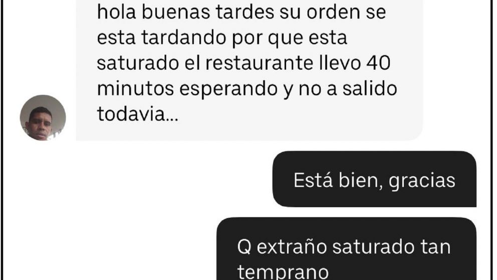 La agresiva respuesta de un restaurante a una clienta que preguntó por qué tardaba su pedido: "Eligió el camino de la violencia"